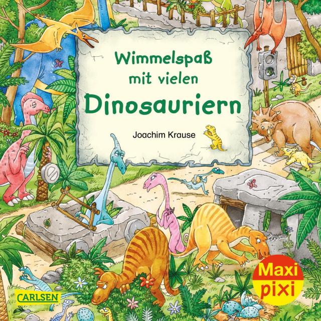 Maxi Pixi 337: VE 5 Wimmelspaß mit vielen Dinosauriern (5 Exemplare)