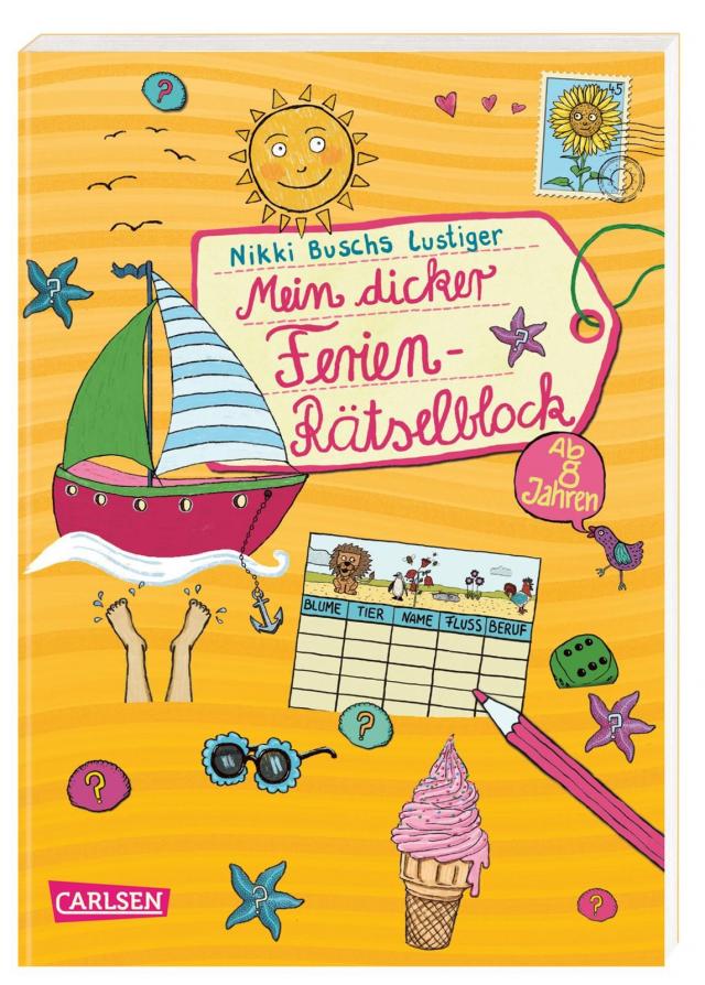 Rätselspaß Grundschule: Mein dicker Ferien-Rätselblock. Bd.8
