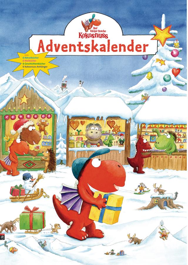Der kleine Drache Kokosnuss Adventskalender Auf dem Weihnachtsmarkt