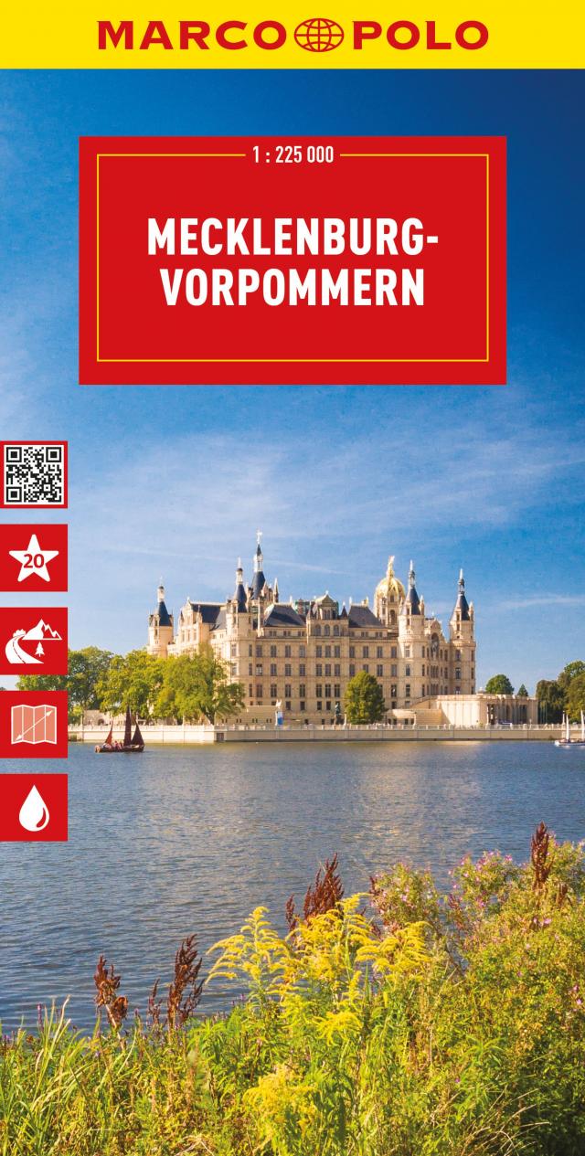 MARCO POLO Reisekarte Deutschland 02 Mecklenburg-Vorpommern 1:200.000