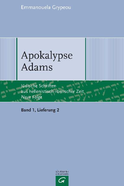 Jüdische Schriften aus hellenistisch-römischer Zeit - Neue Folge... / Apokalypse Adams