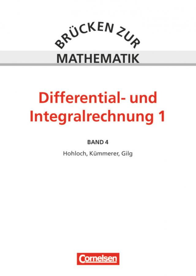Brücken zur Mathematik - Band 4. Tl.1