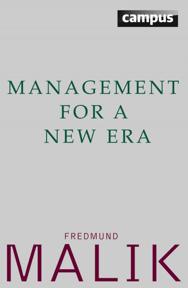 Management For a New Era