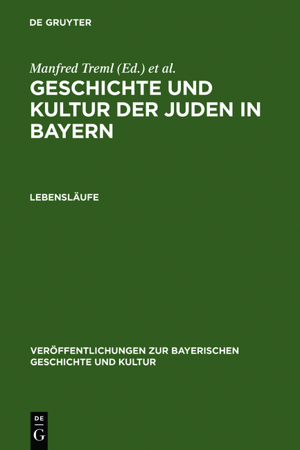 Geschichte und Kultur der Juden in Bayern / Lebensläufe