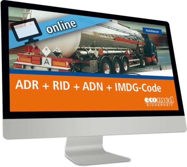 ADR + RID + ADN + IMDG-Code online