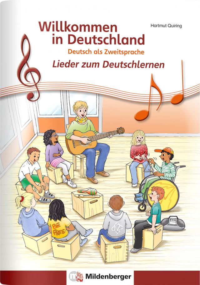 Willkommen in Deutschland – Lieder zum Deutschlernen, Arbeitsheft