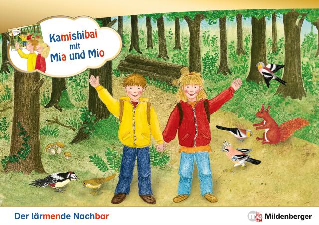 Kamishibai mit Mia und Mio: Der lärmende Nachbar – Set