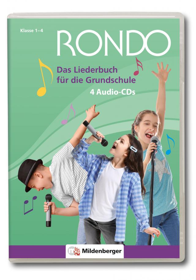 RONDO - Das Liederbuch für die Grundschule - 4 Audio CDs