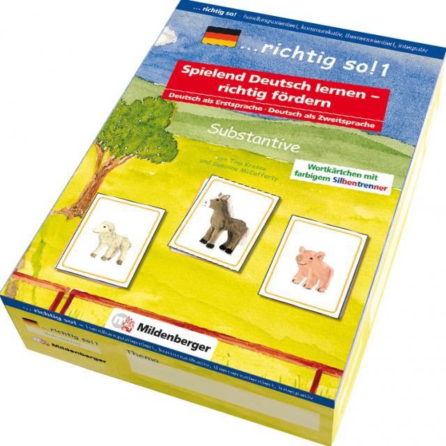 ... richtig so! 1, Spiele für den Deutsch-Förderunterricht und für Deutsch als Fremdsprache