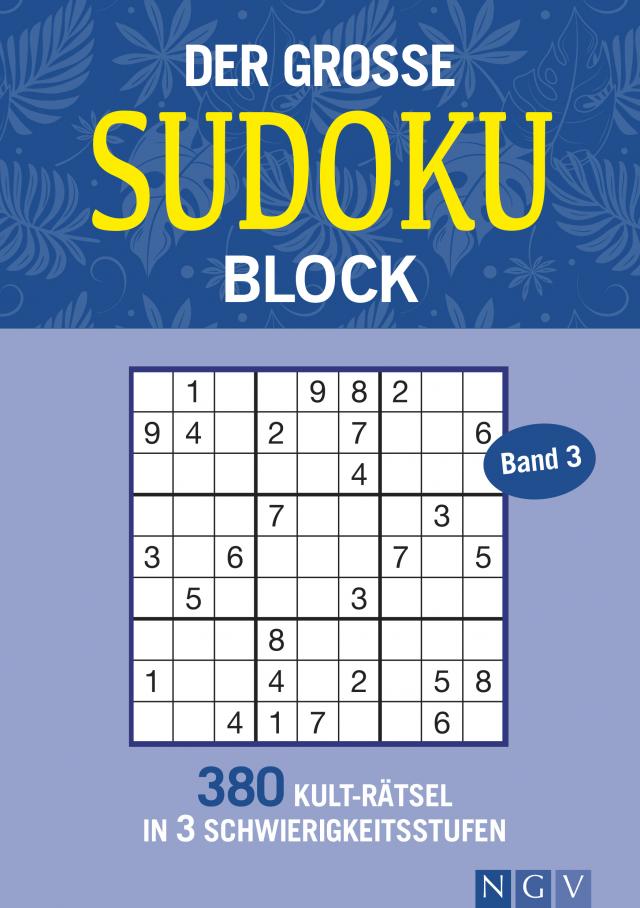 Der große Sudokublock Band 3