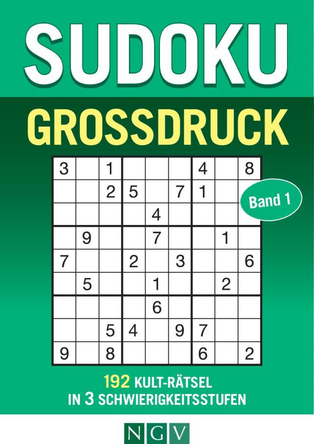 Sudoku Großdruck - Band 1
