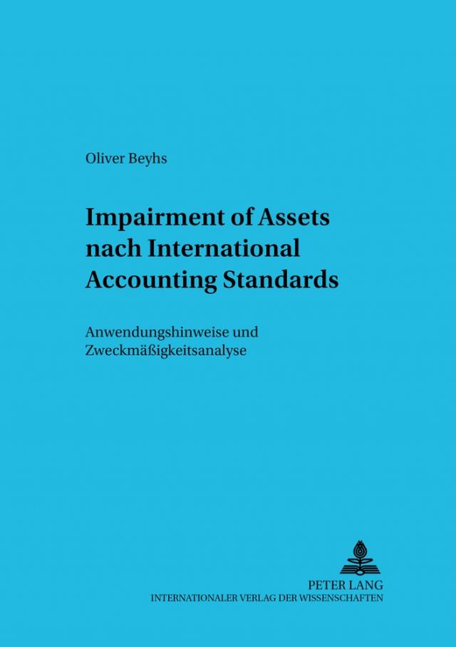 Impairment of Assets nach International Accounting Standards