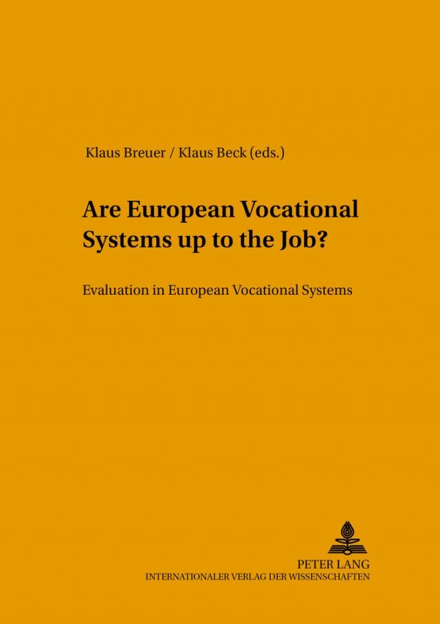 Are European Vocational Systems up to the Job?