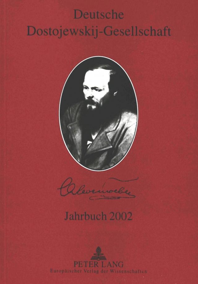 Deutsche Dostojewskij-Gesellschaft- Jahrbuch 2002