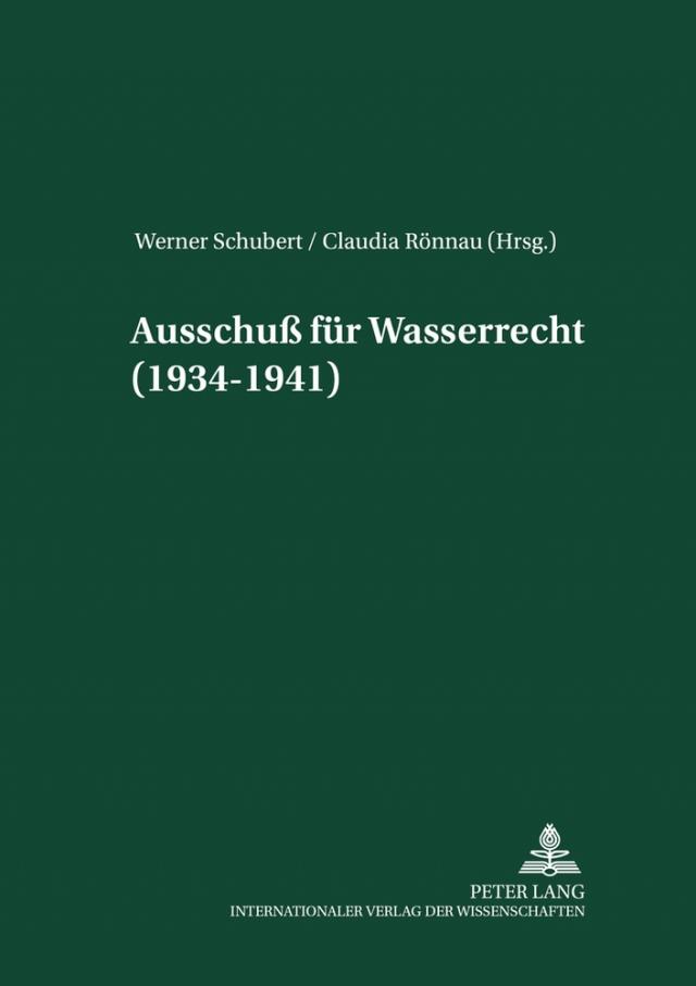 Ausschuß für Wasserrecht (1934-1941)
