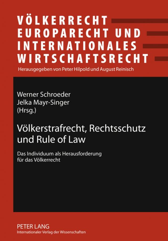 Völkerstrafrecht, Rechtsschutz und Rule of Law
