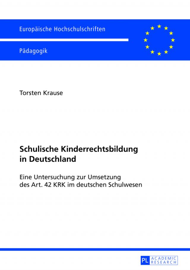 Schulische Kinderrechtsbildung in Deutschland