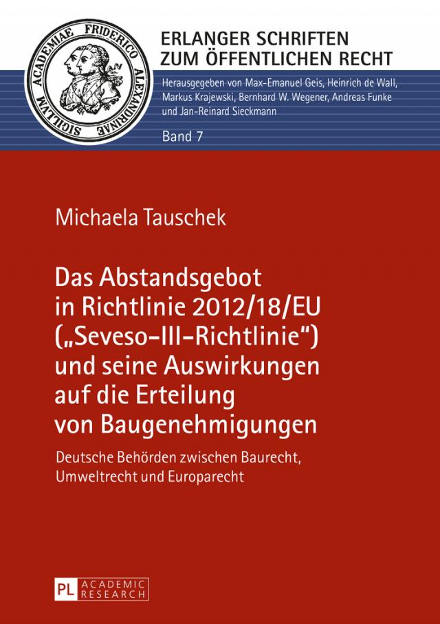 Das Abstandsgebot in Richtlinie 2012/18/EU (