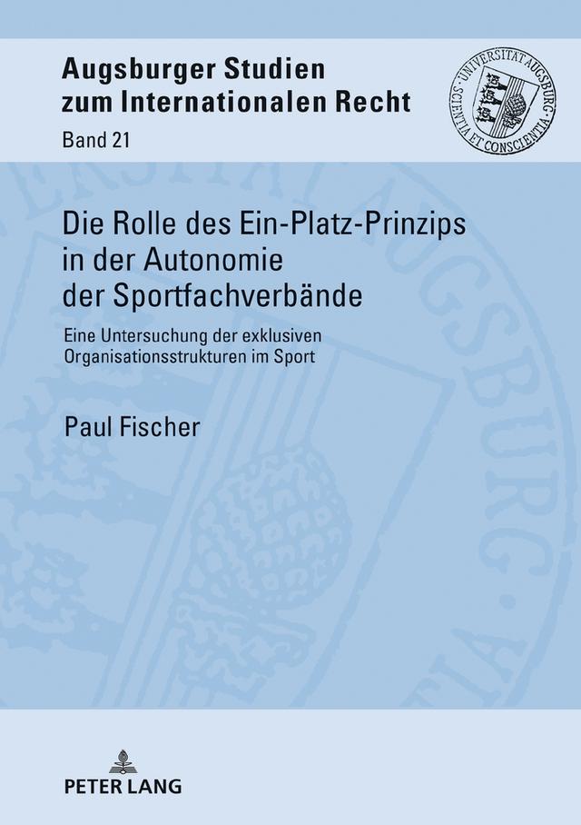 Die Rolle des Ein-Platz-Prinzips in der Autonomie der Sportfachverbände
