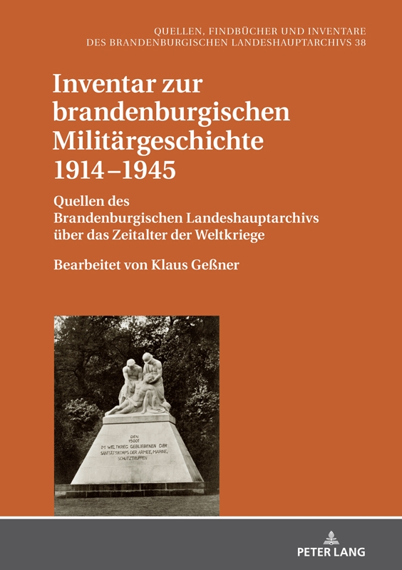 Inventar zur brandenburgischen Militärgeschichte 1914−1945