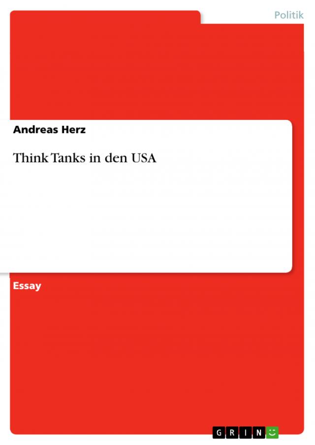 Think Tanks in den USA