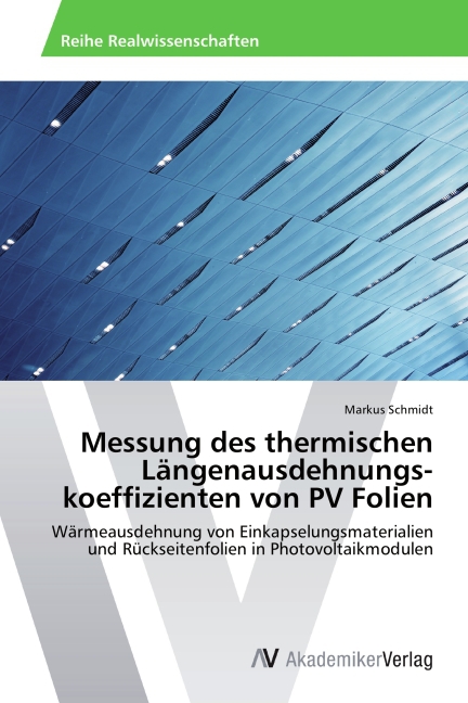 Messung des thermischen Längenausdehnungs koeffizienten von PV Folien