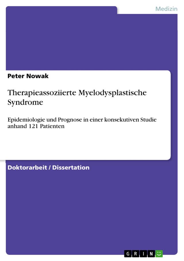 Therapieassoziierte Myelodysplastische Syndrome