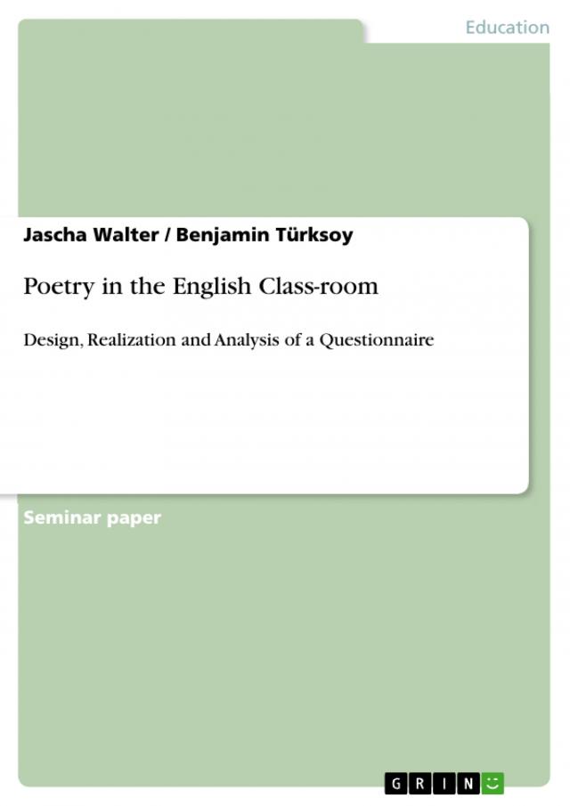 Poetry in the English Class-room