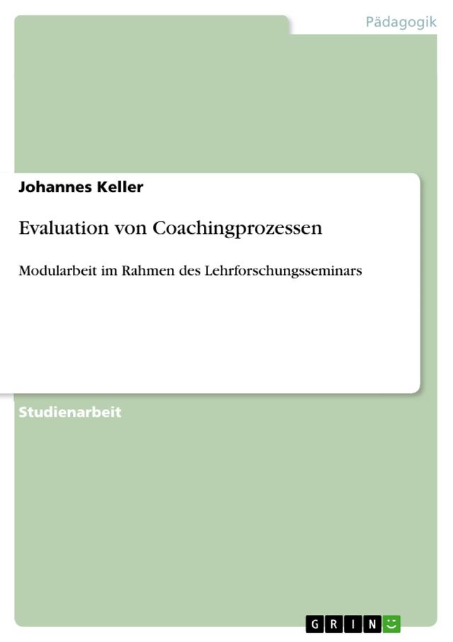 Evaluation von Coachingprozessen