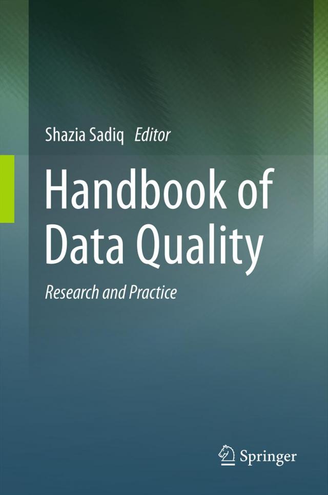 Handbook of Data Quality