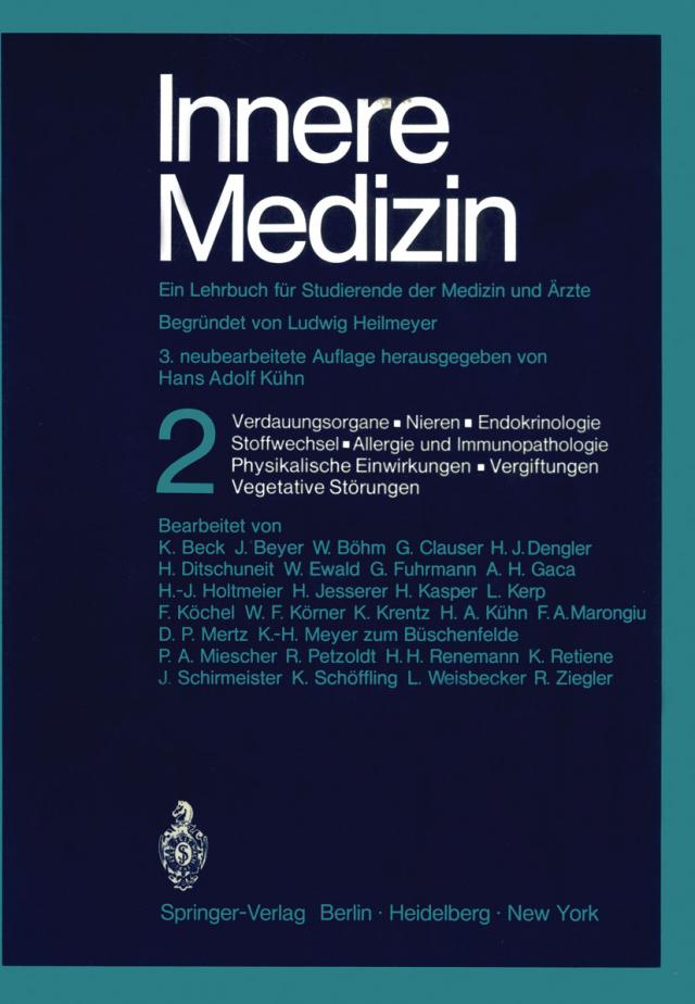 Innere Medizin. Ein Lehrbuch für Studierende der Medizin und Ärzte