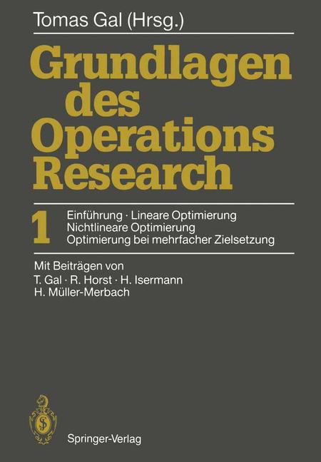 Grundlagen des Operations Research