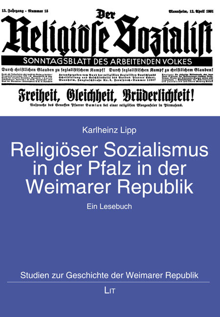 Religiöser Sozialismus in der Pfalz in der Weimarer Republik