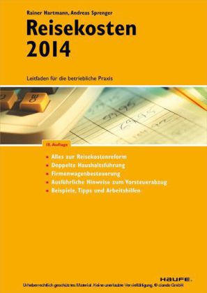 Reisekosten 2014 - inkl. eBook und Arbeitshilfen online