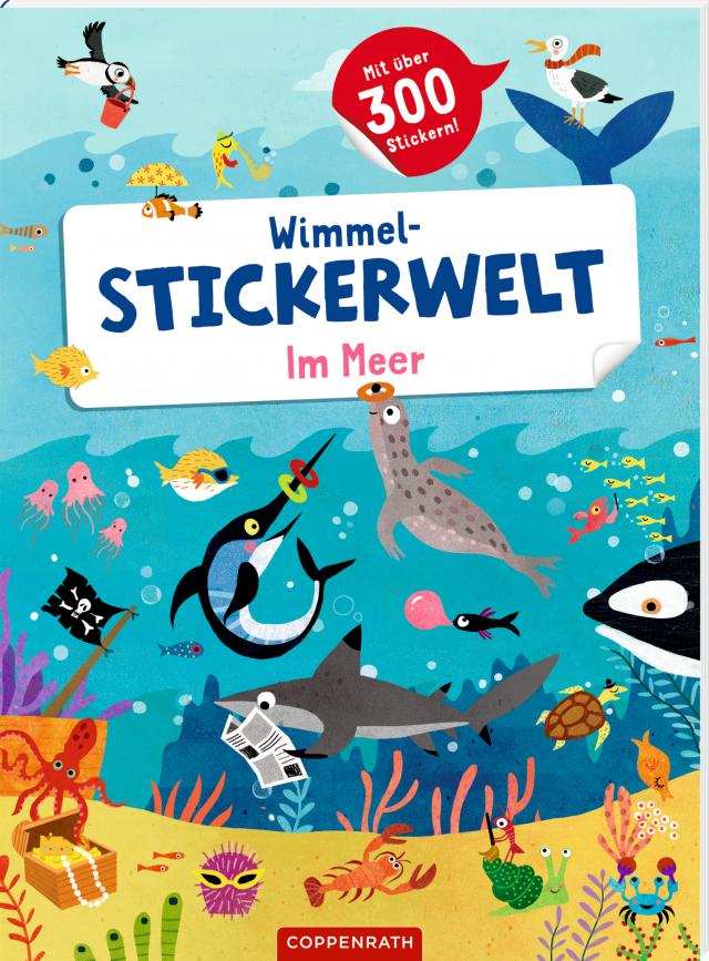 Wimmel-Stickerwelt – Im Meer