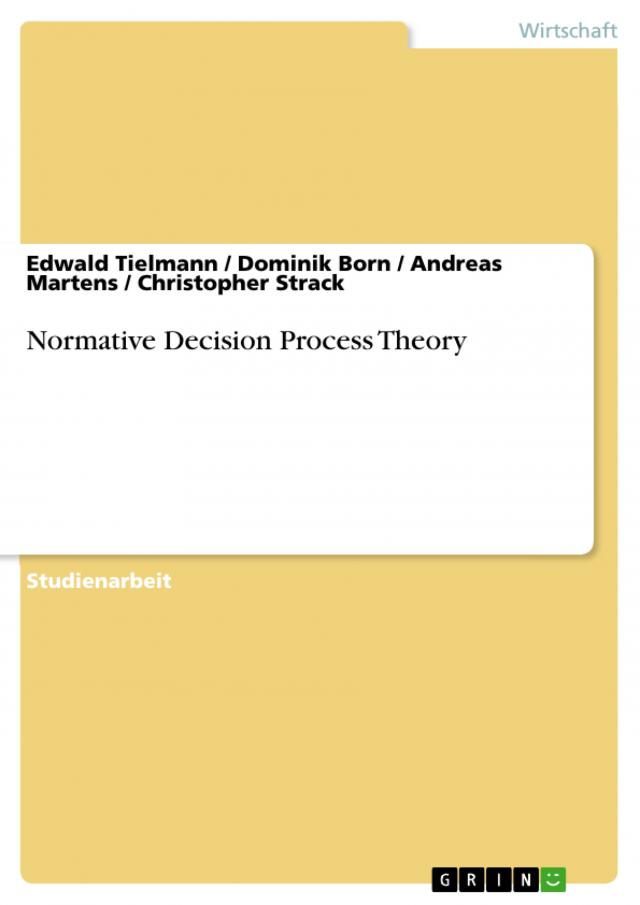 Normative Decision Process Theory