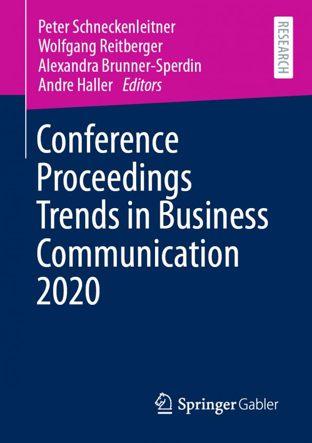Conference Proceedings Trends in Business Communication 2020