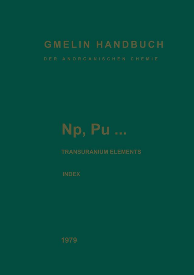 Np, Pu… Transuranium Elements