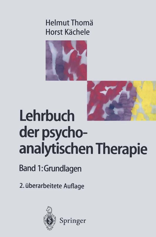 Lehrbuch der psychoanalytische Therapie