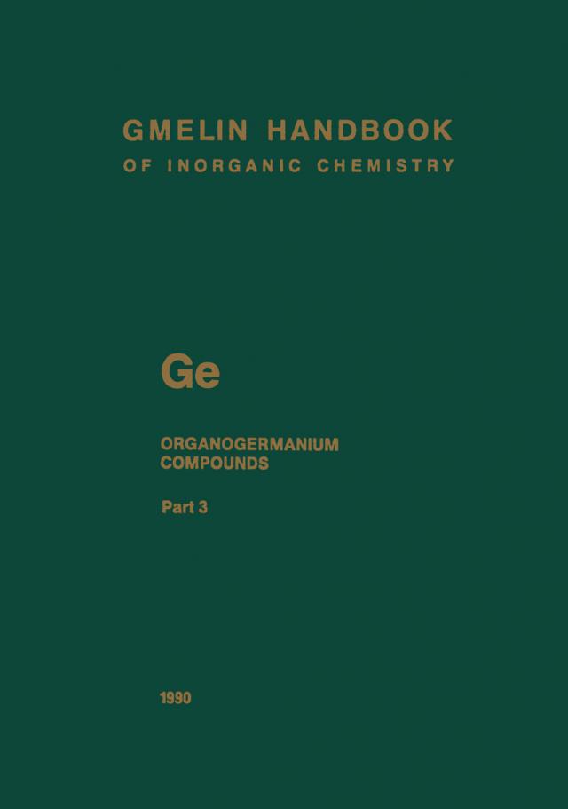 Ge. Organogermanium Compounds