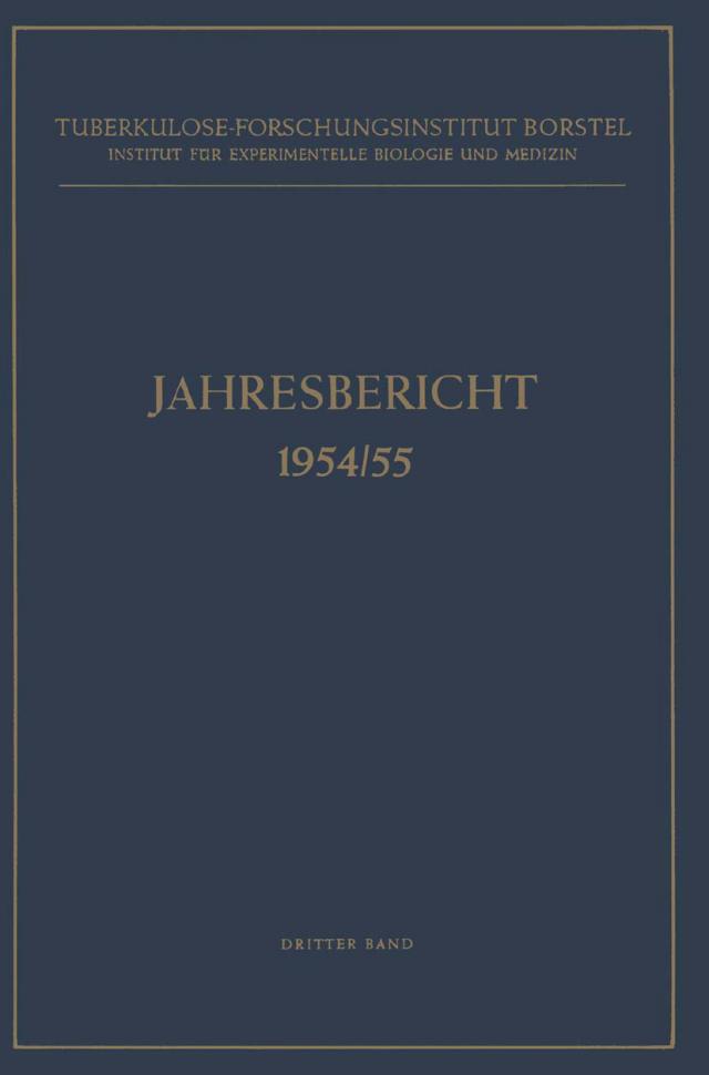 Jahresbericht 1954/55