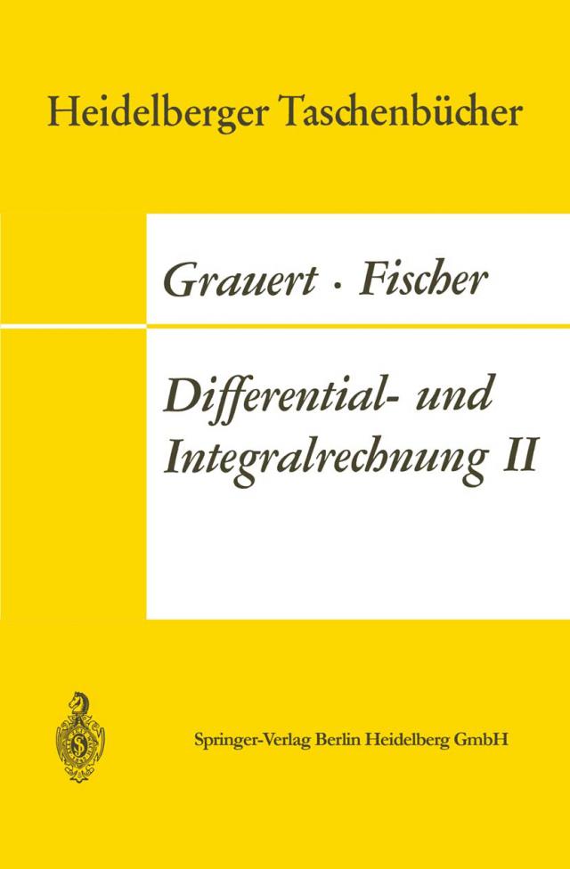 Differential- und Integralrechnung II