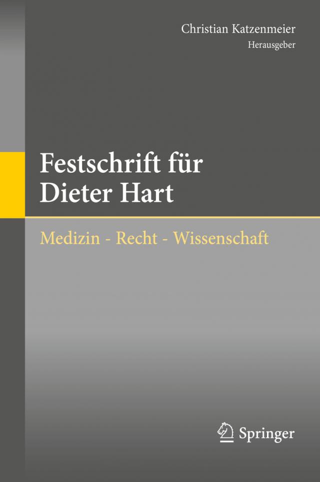 Festschrift für Dieter Hart