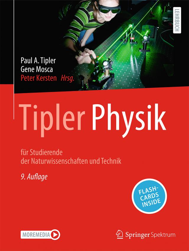Tipler Physik für Studierende der Naturwissenschaften und Technik. 9., vollst. überarb. und ergänzte  Auflage 2024. Gebunden.