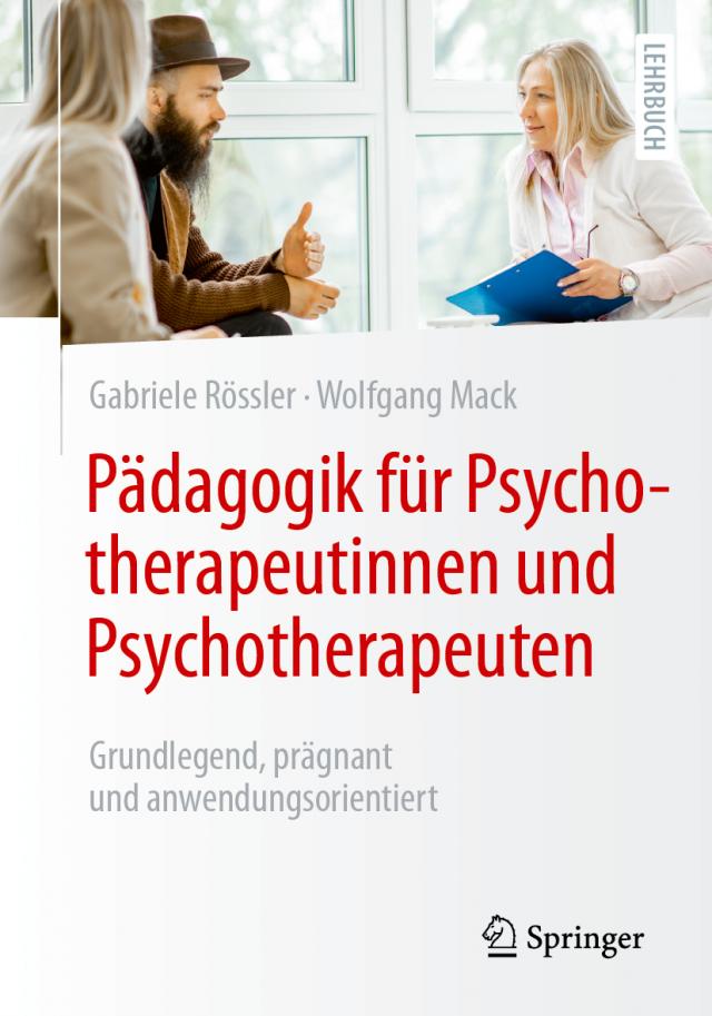 Padagogik fur Psychotherapeutinnen und Psychotherapeuten
