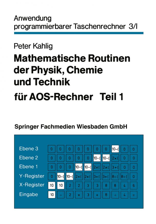 Mathematische Routinen der Physik, Chemie und Technik für AOS-Rechner