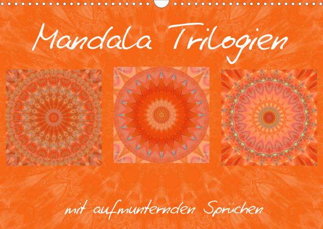 Mandala TrilogienAT-Version (Wandkalender 2022 DIN A3 quer)