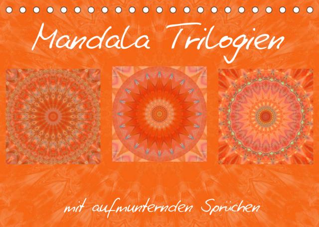 Mandala TrilogienAT-Version (Tischkalender 2022 DIN A5 quer)