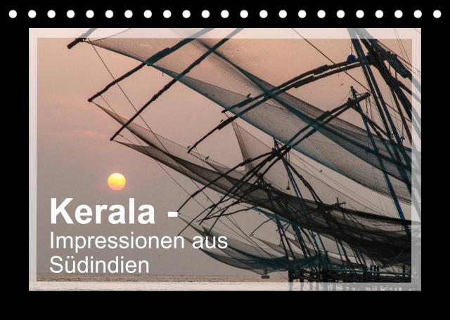 Kerala - Impressionen aus Südindien (Tischkalender 2022 DIN A5 quer)