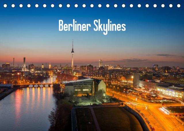 Berliner Skylines (Tischkalender 2022 DIN A5 quer)